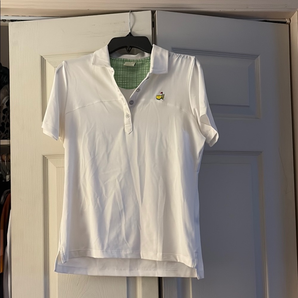 Masters White Polo Shirt